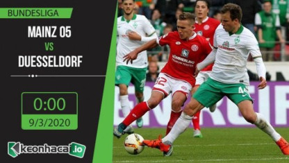 Soi kèo Mainz 05 vs Fortuna Dueseldorf 0h, ngày 9/3/2020