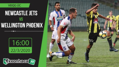 Soi kèo Newcastle Jets vs Wellington Phoenix 16h, ngày 22/3/2020