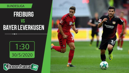 Soi kèo Freiburg vs Bayer Leverkusen 1h30, ngày 30/5/2020