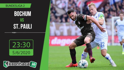 Soi kèo Bochum vs St. Pauli 23h30, ngày 5/6/2020