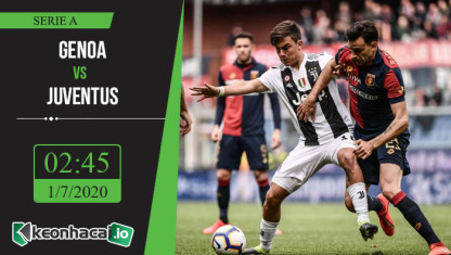 Soi kèo Genoa vs Juventus 2h45, ngày 1/7/2020