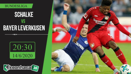 Soi kèo Schalke vs Bayer Leverkusen 20h30, ngày 14/6/2020