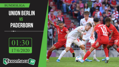 Soi kèo Union Berlin vs Paderborn 1h30, ngày 17/6/2020