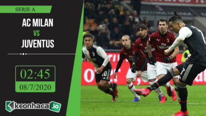Soi kèo AC Milan vs Juventus 2h45, ngày 8/7/2020