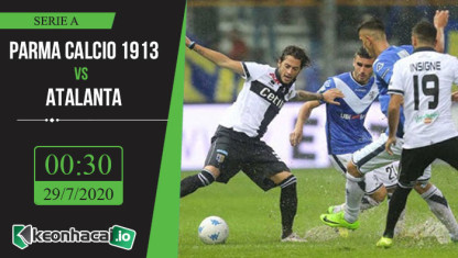 Soi kèo Parma Calcio 1913 vs Atalanta 0h30, ngày 29/7/2020
