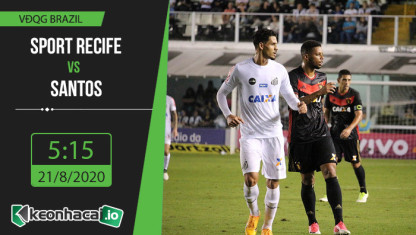Soi kèo Sport Recife vs Santos 5h15, ngày 21/8/2020