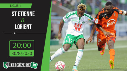 Soi kèo St Etienne vs Lorient 20h, ngày 30/8/2020