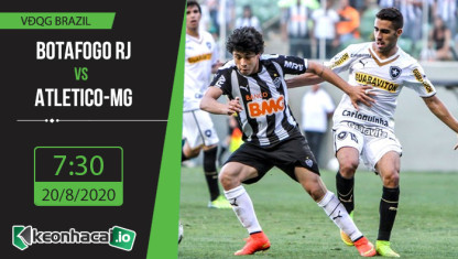 Soi kèo Botafogo RJ vs Atletico-MG 7h30, ngày 20/8/2020