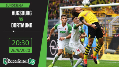 Soi kèo Augsburg vs Dortmund 20h30, ngày 26/9/2020