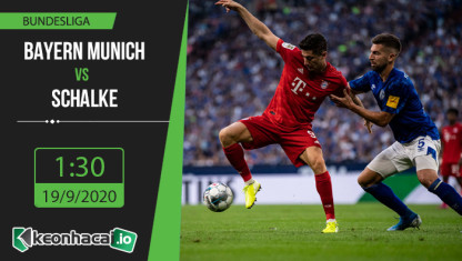 Soi kèo Bayern Munich vs Schalke 1h30, ngày 19/9/2020
