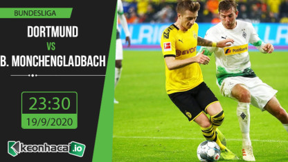 Soi kèo Dortmund vs B. Monchengladbach 23h30, ngày 19/09/2020