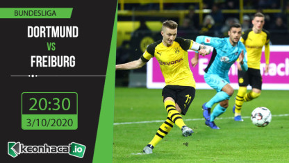 Soi kèo Dortmund vs Freiburg 20h30, ngày 3/10/2020